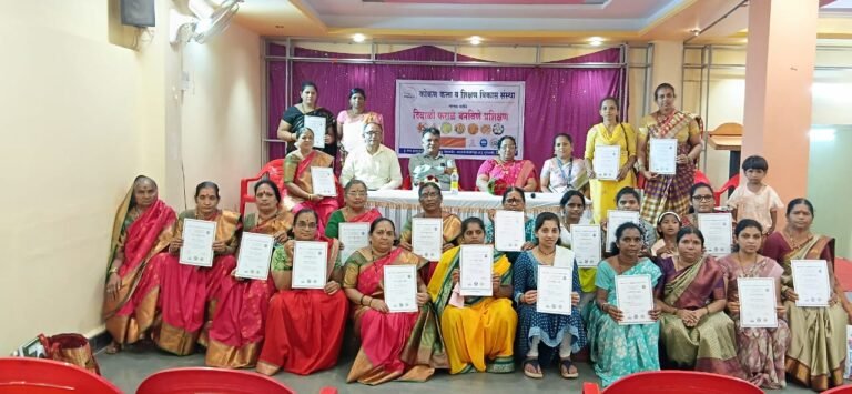 महिलांच्या सक्षमीकरणासाठी बेळगावमध्ये दिवाळी फराळ प्रशिक्षण उपक्रम यशस्वी…