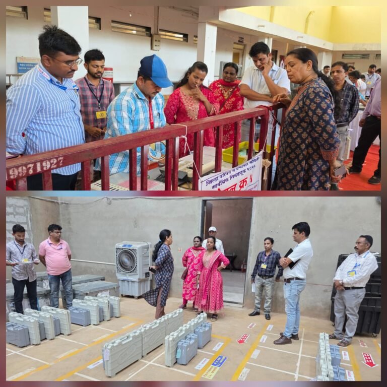 जिल्हाधिकाऱ्यांची कुडाळ तहसीलला भेट ; निवडणूक कामाचा घेतला आढावा…
